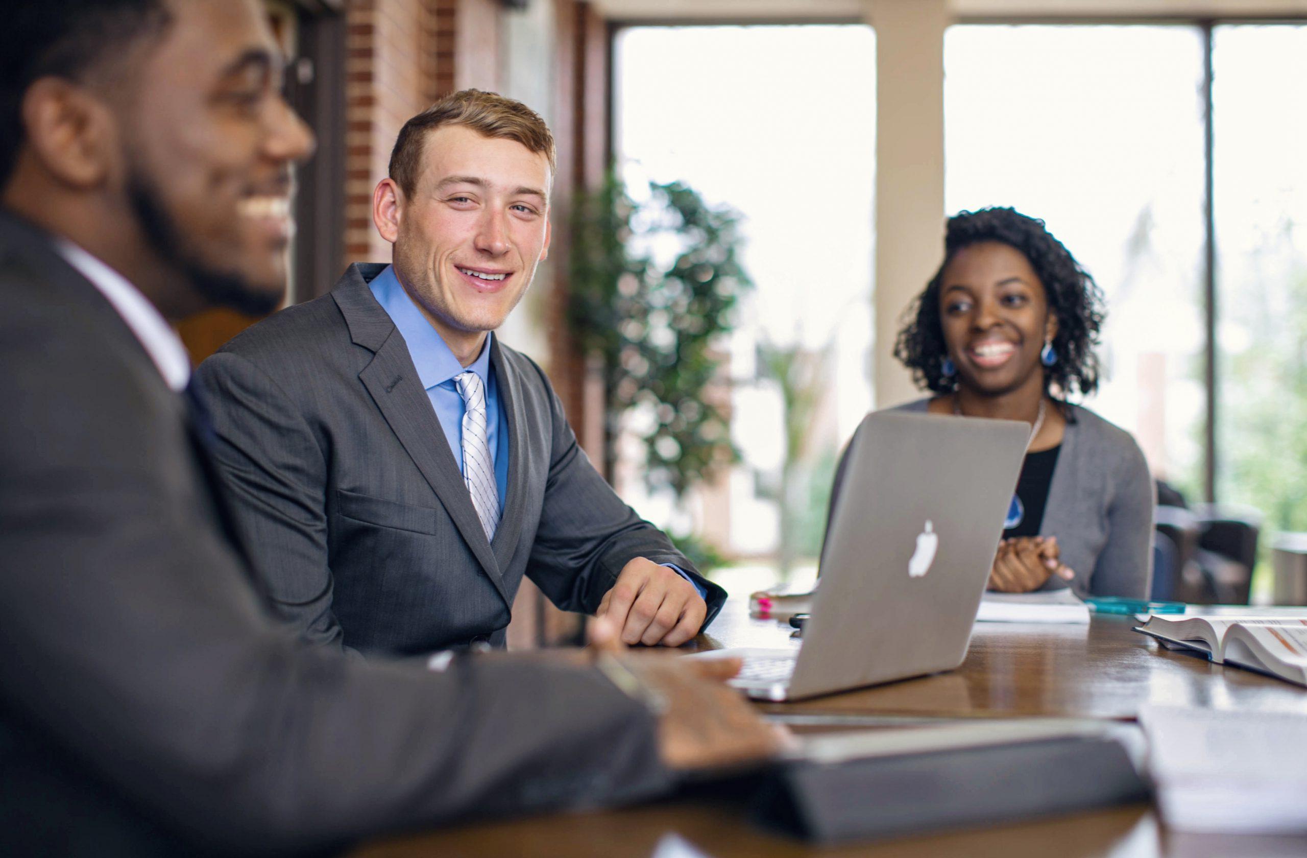 Business students at Montevallo.